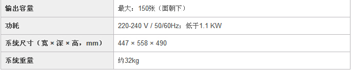 柯尼卡美能達C25小型彩色復印機系統(tǒng)規(guī)格