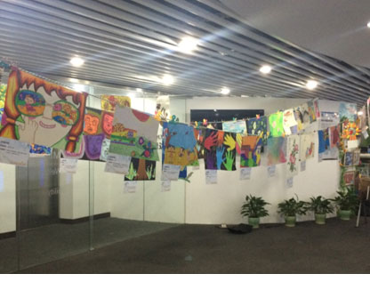 大眾投票現(xiàn)場作品展示（柯尼卡美能達商務綜合解決方案體驗中心）